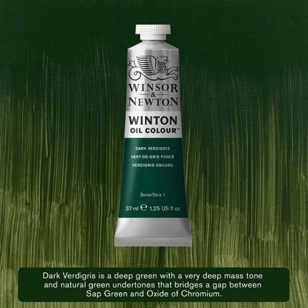 Winton Oljefärg 37ml - Dark Verdigris 405