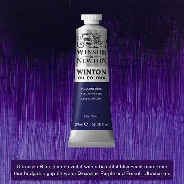 Winton Oljefärg 37ml - Dioxazine Blue 406