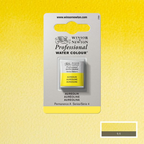 Winsor & Newton Prof. Akvarellfärg 1/2-kopp - Aureolin 016