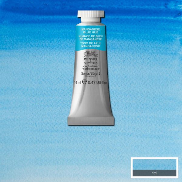 WINSOR & NEWTON PROF. AKVARELLFÄRG 14ml – Manganese blue hue 379 S2