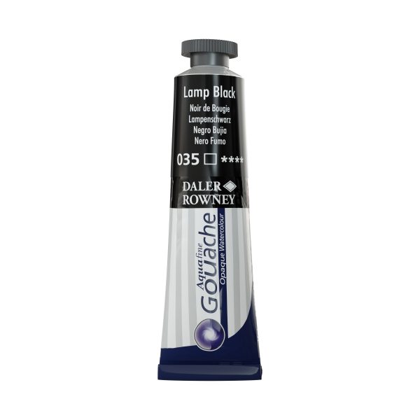 Aquafine Gouache 15ml - 035 Lamp Black