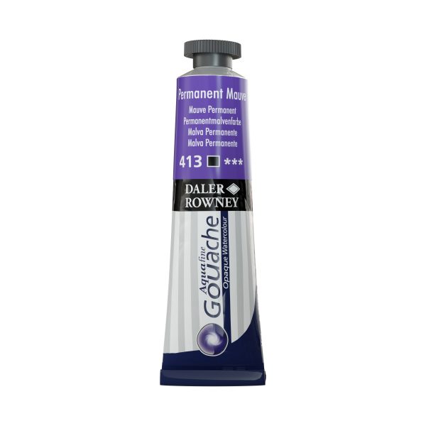 Aquafine Gouache 15ml - 413 Permanent Mauve