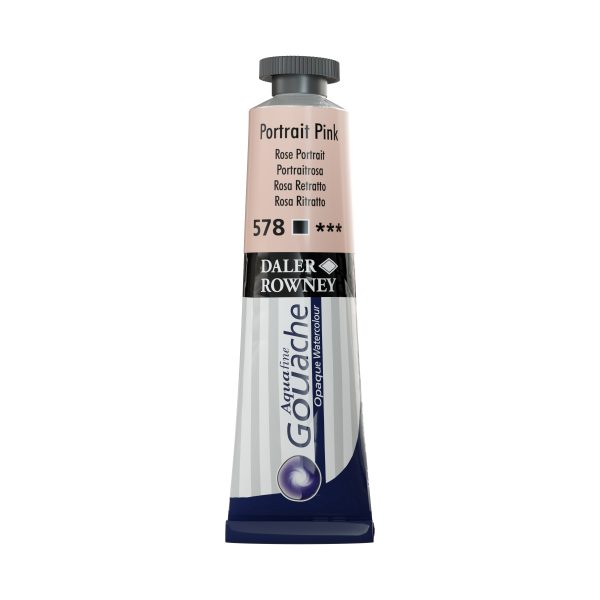 Aquafine Gouache 15ml - 578 Portrait Pink