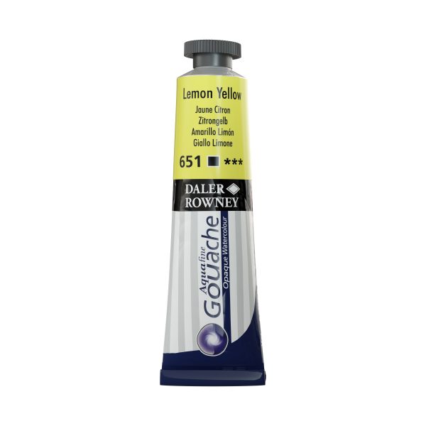 Aquafine Gouache 15ml - 651 Lemon Yellow