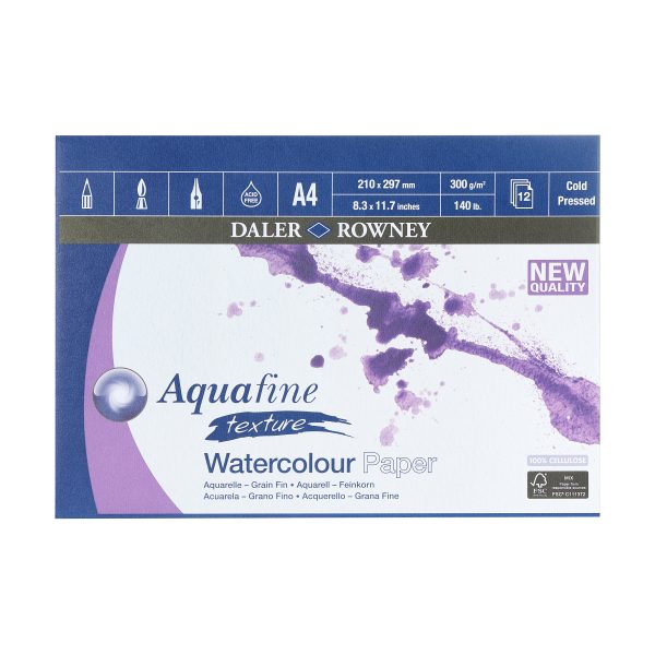Aquafine CP Pad 12 Sheets 300G A4