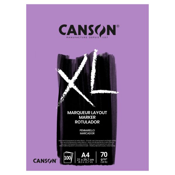 Canson XL Pad - Marker VS A4 70G 100 SH