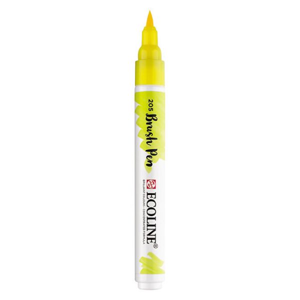 Talens Ecoline Brush Pen - 205 Lemon Yellow