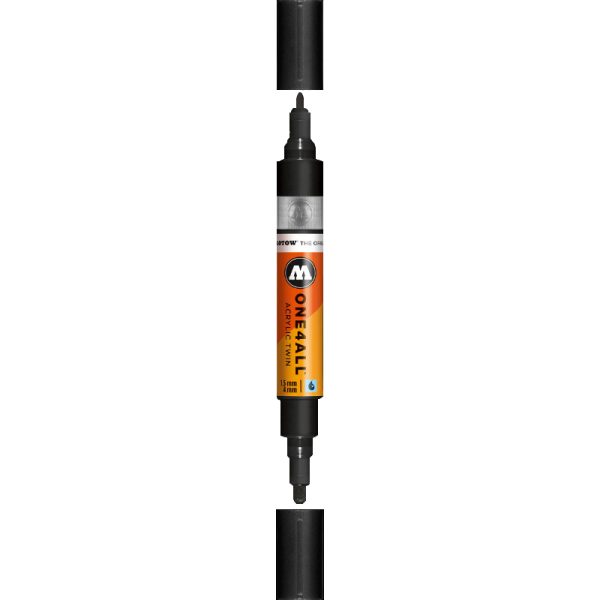 Molotow Akrylmarker 1,5+4mm - 180 Signal Black