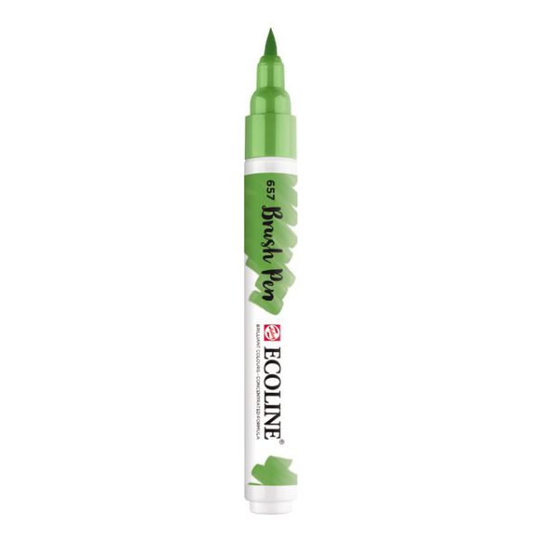 Talens Ecoline Brush Pen - 657 Bronze Green