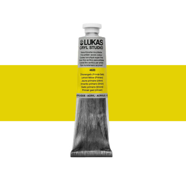 Akrylfärg Lukas Cryl Studio 75 ml - Lemon Yellow 4620