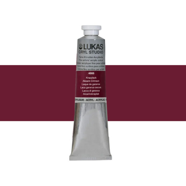 Akrylfärg Lukas Cryl Studio 75 ml - Alizarin Crimson 4666