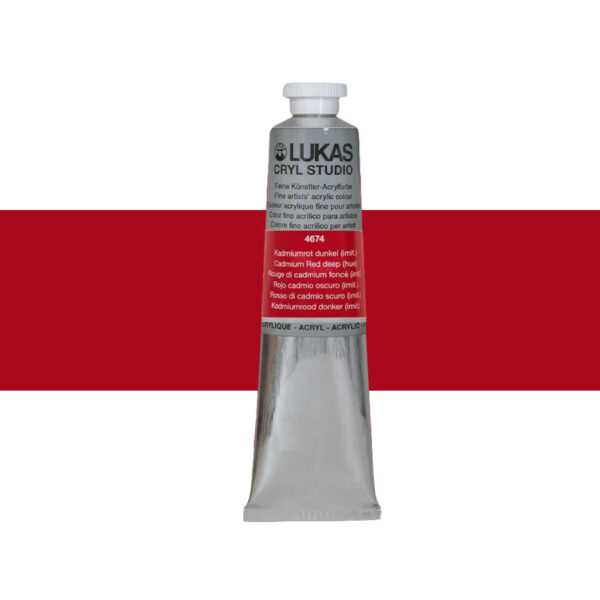 Akrylfärg Lukas Cryl Studio 75 ml - Cadmium Red Deep 4674