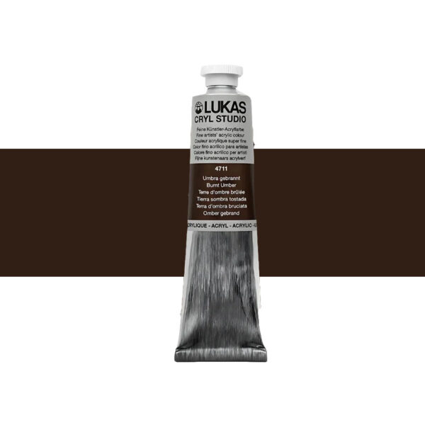 Akrylfärg Lukas Cryl Studio 75 ml - Burnt Umber 4711