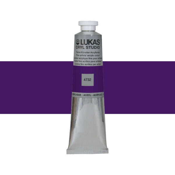 Akrylfärg Lukas Cryl Studio 75 ml - Permanent Violet 4732