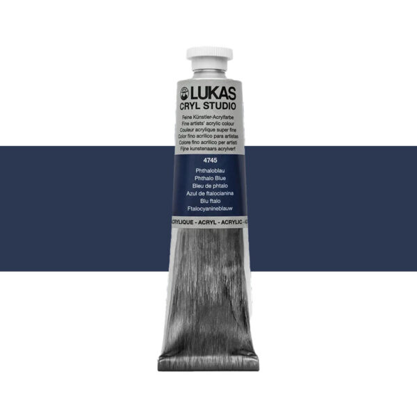 Akrylfärg Lukas Cryl Studio 75 ml - Phthalo Blue 4745