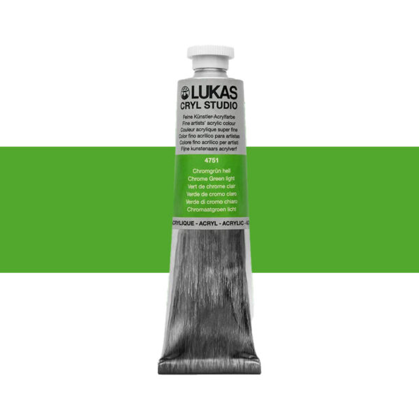 Akrylfärg Lukas Cryl Studio 75 ml - Chrome Green light 4751