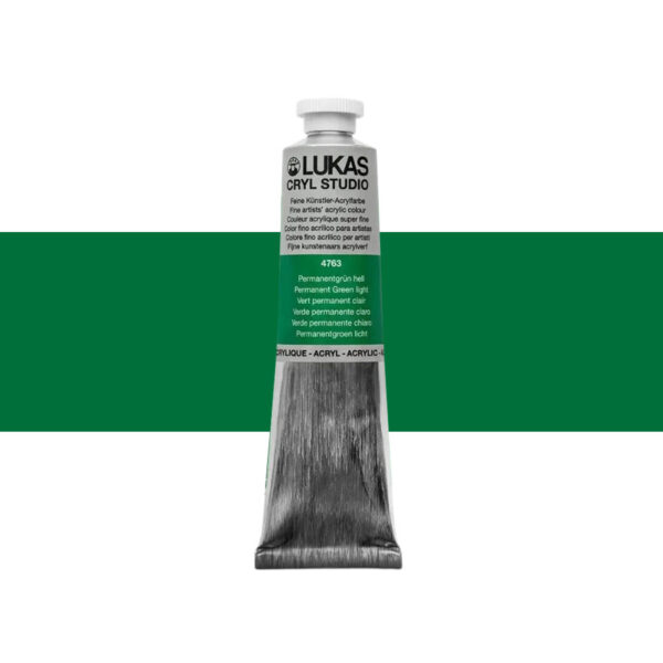 Akrylfärg Lukas Cryl Studio 75 ml - Permanent Green light 4763
