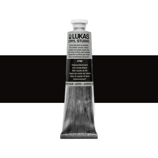 Akrylfärg Lukas Cryl Studio 75 ml - Iron Oxide Black 4799