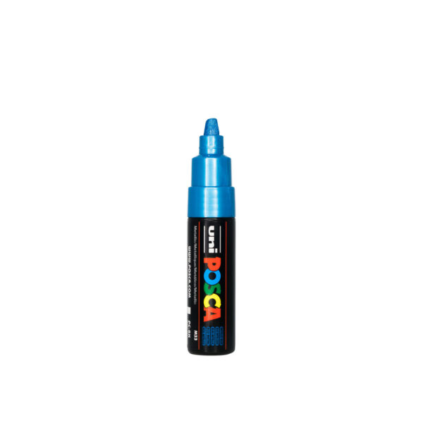 UNI POSCA MARKER PC-8K - 880 metallic blue - Bild 3
