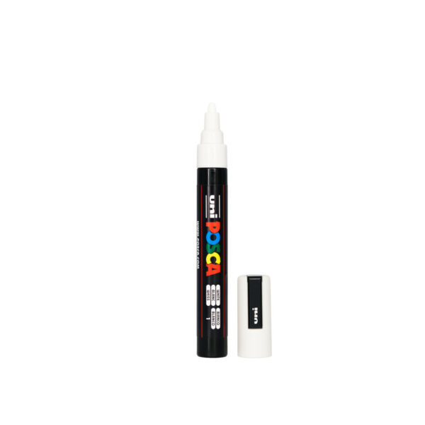 UNI POSCA MARKER PC-5M - 52 white - Bild 2