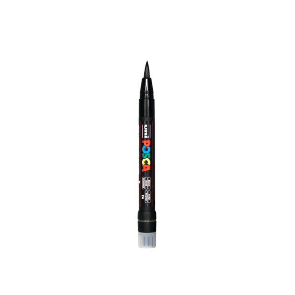 UNI POSCA BRUSH M. PCF350 - 46 black - Bild 3