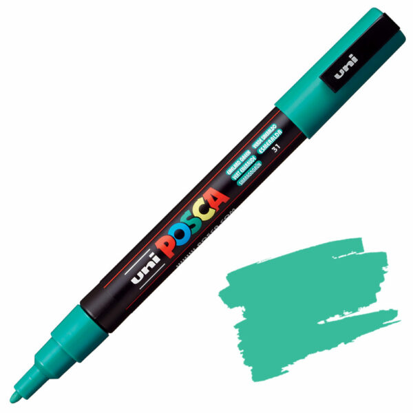UNI POSCA MARKER PC-3M - 16 emerald green