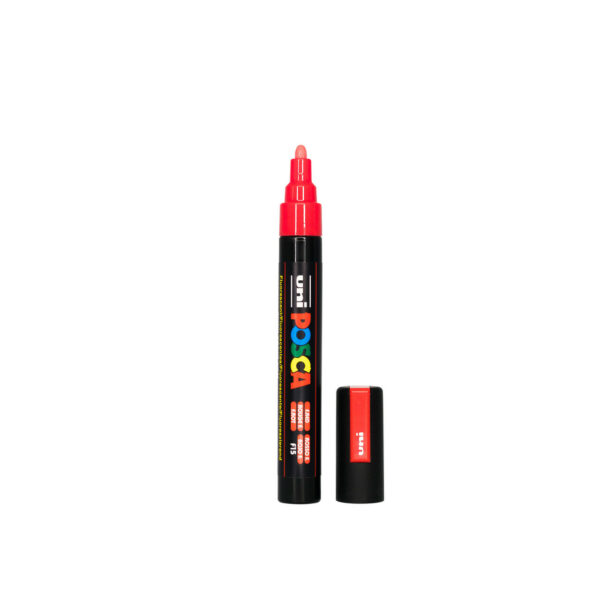UNI POSCA MARKER PC-5M - 740 fluorescent red - Bild 2