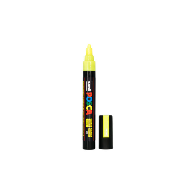 UNI POSCA MARKER PC-5M - 724 fluorescent yellow - Bild 2