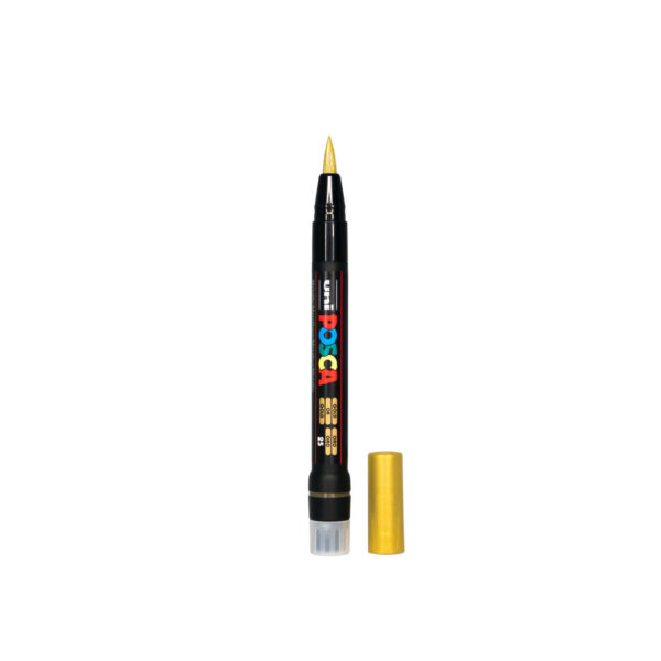 UNI POSCA BRUSH M. PCF350 - 810 gold - Bild 2
