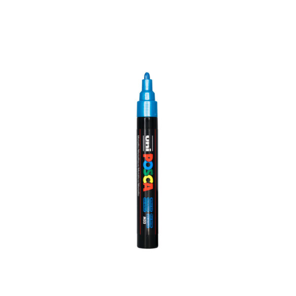 UNI POSCA MARKER PC-5M - 880 metallic blue - Bild 3