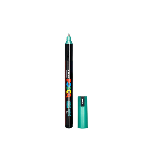 UNI POSCA MARKER PC-1MR/MD - 870 metallic green - Bild 2