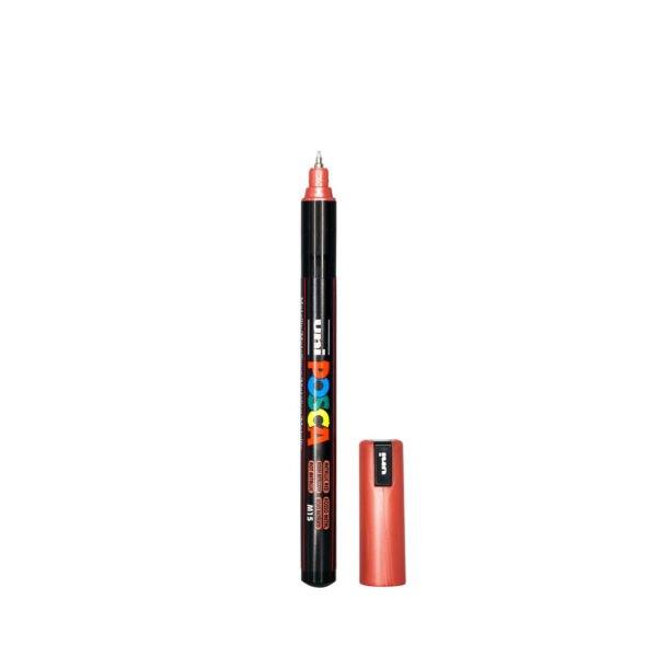 UNI POSCA MARKER PC-1MR/MD - 860 matallic red - Bild 2