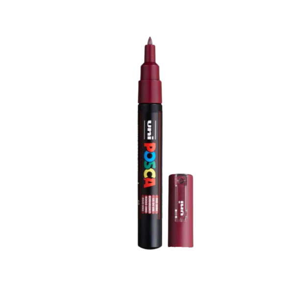 UNI POSCA MARKER PC-1MC - 50 red wine - Bild 2