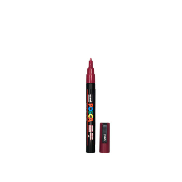 UNI POSCA MARKER PC-3M - 50 red wine - Bild 2