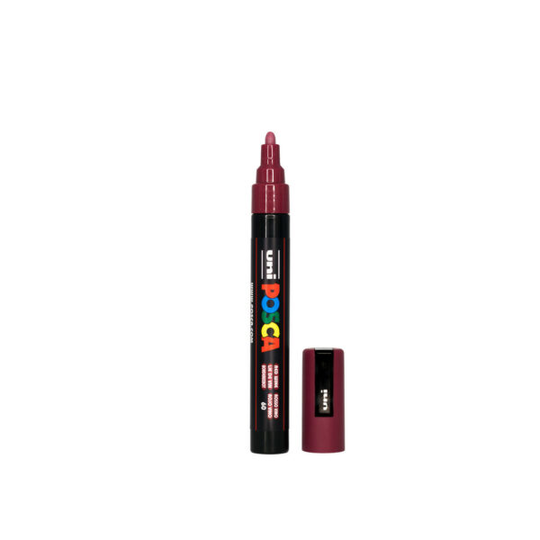 UNI POSCA MARKER PC-5M - 50 red wine - Bild 2