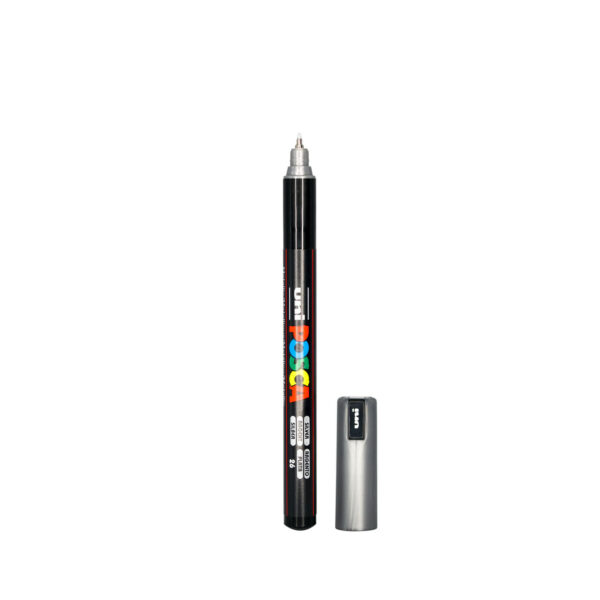 UNI POSCA MARKER PC-1MR/MD - 805 silver - Bild 2