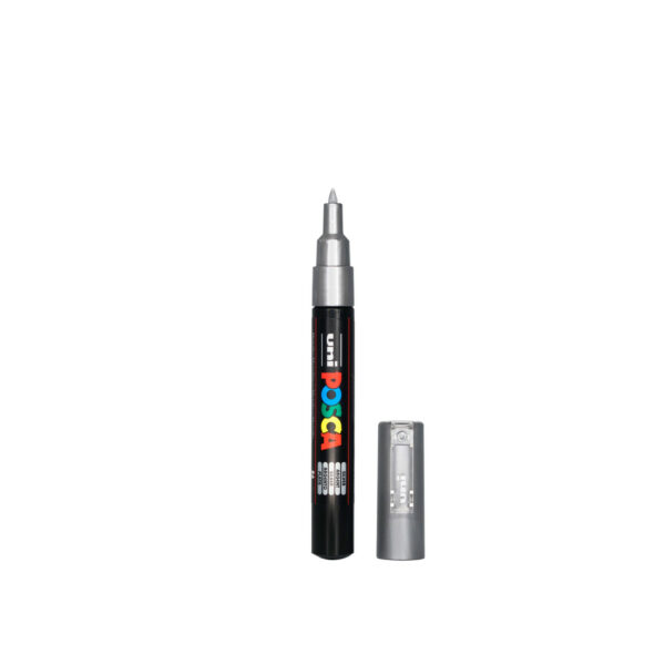 UNI POSCA MARKER PC-1MC - 805 silver - Bild 2