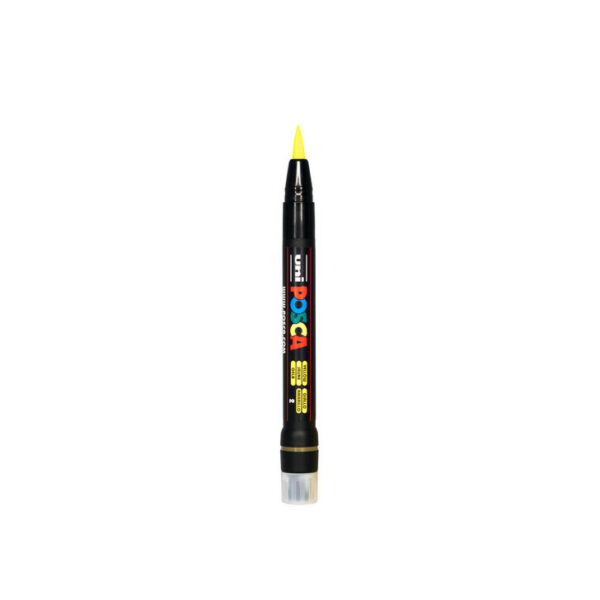 UNI POSCA BRUSH M. PCF350 - 44 yellow - Bild 3