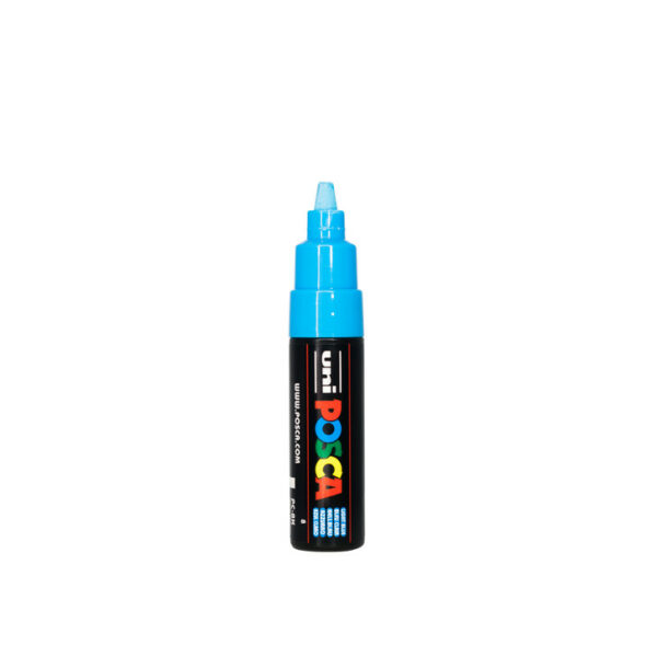 UNI POSCA MARKER PC-8K - 57 light blue - Bild 3