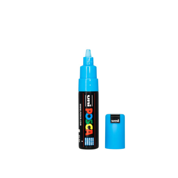 UNI POSCA MARKER PC-8K - 57 light blue - Bild 2