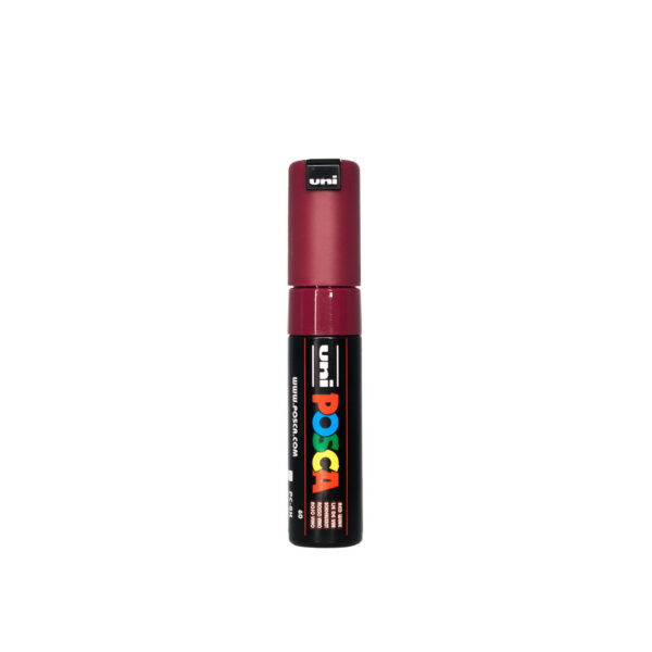 UNI POSCA MARKER PC-8K - 50 red wine