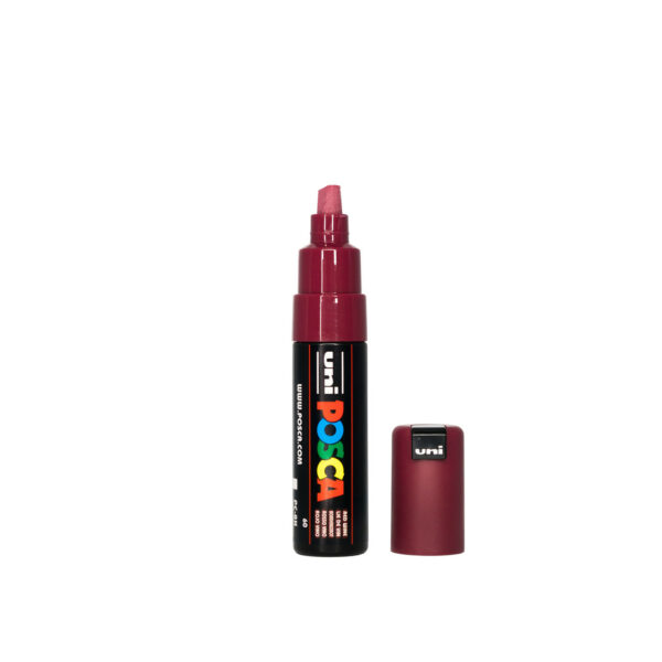 UNI POSCA MARKER PC-8K - 50 red wine - Bild 2