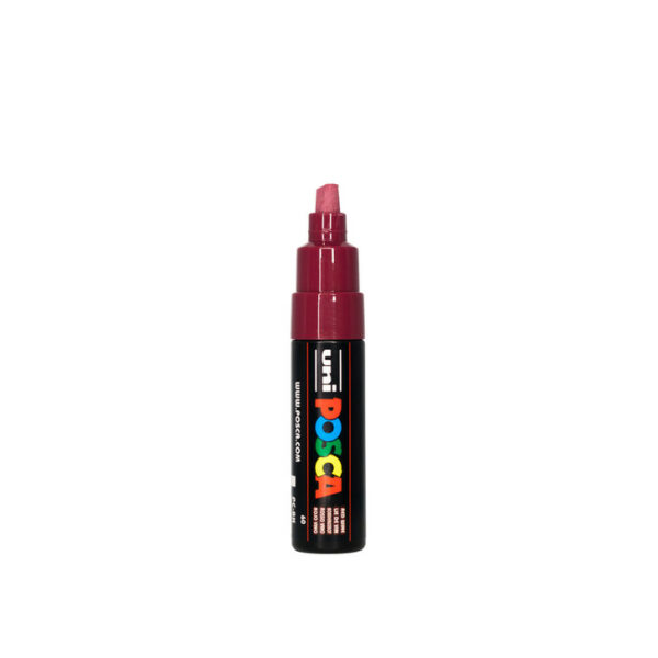 UNI POSCA MARKER PC-8K - 50 red wine - Bild 3