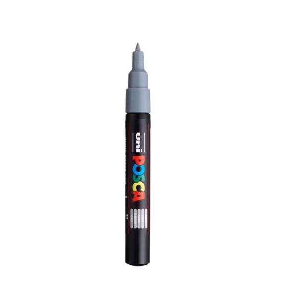 UNI POSCA MARKER PC-1MC - 95 grey - Bild 3