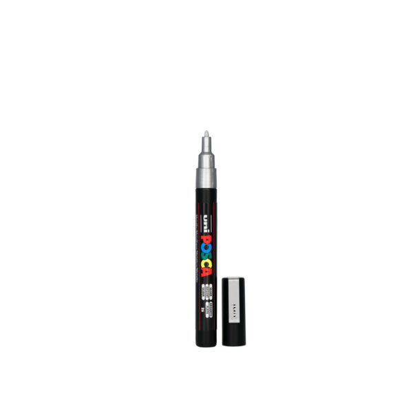 UNI POSCA MARKER PC-3M - 805 silver - Bild 2